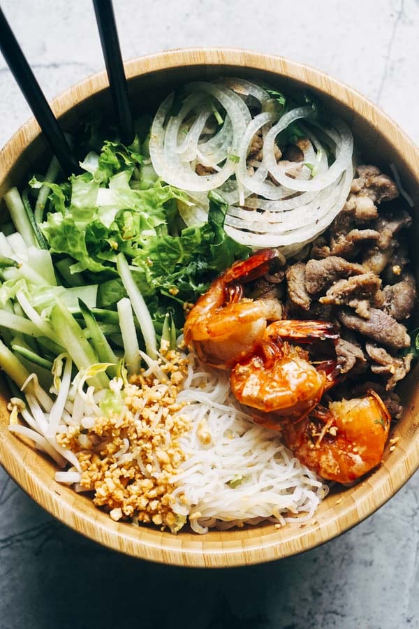 Low Carb Vietnamese Noodle Bowl Salad [Recipe] - KETOGASM